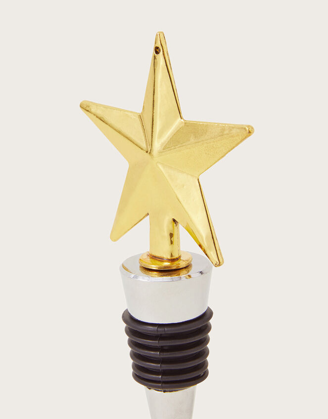 Metal Star Bottle Stopper, , large