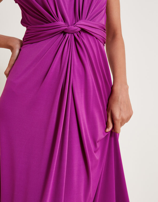 Jaya Jersey Maxi Dress, Purple (PURPLE), large