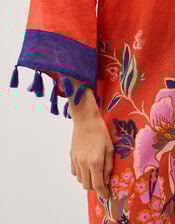 Carmen Floral Print Midi Kaftan, , large