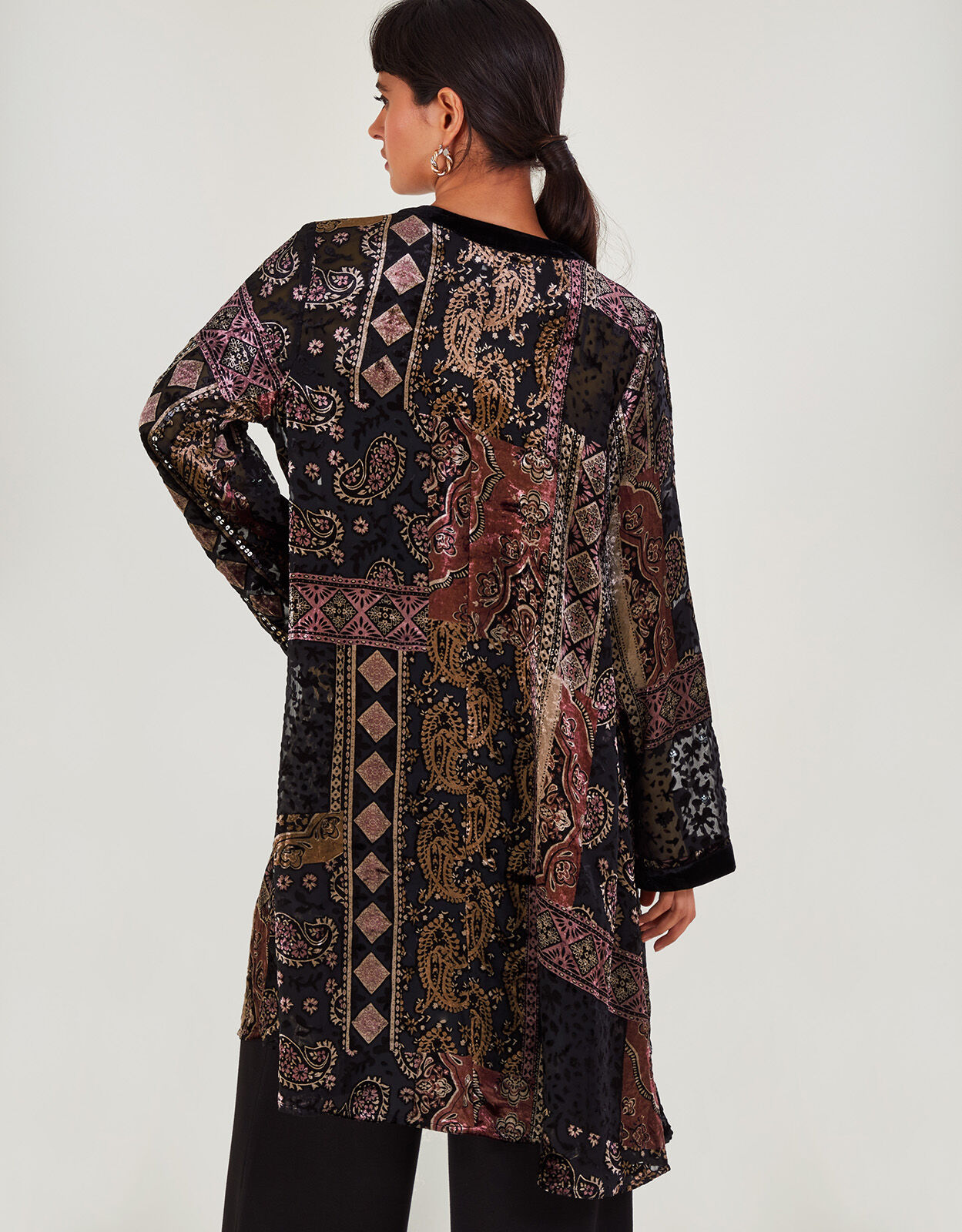 Velvet kimono jacket uk cheap
