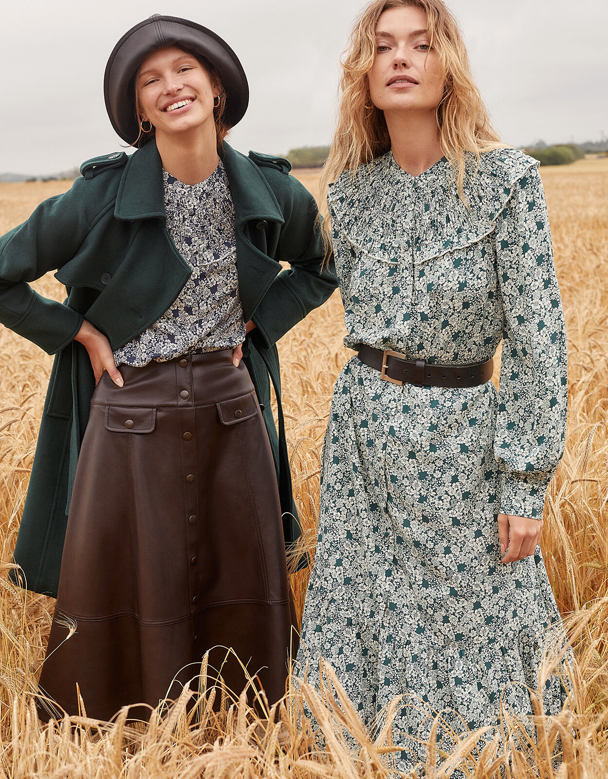 Fall midi top skirts