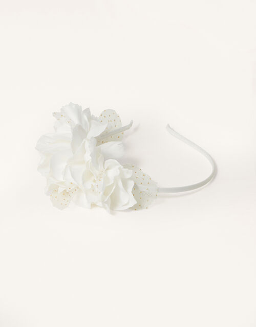 Lace Flower Headband, , large