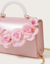 Tabitha Flower Handle Bag, , large