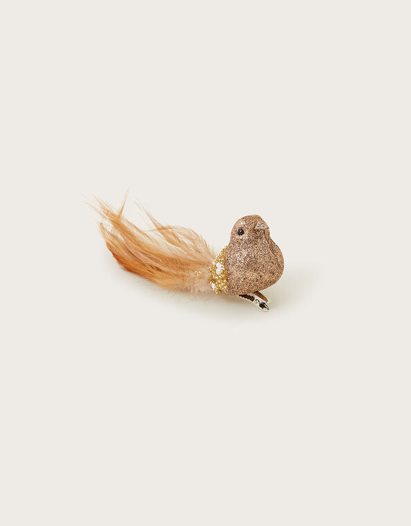 Feather Embellished Bird Decoration, , large