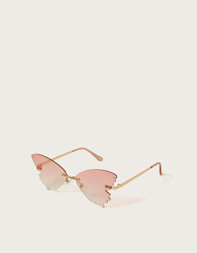 Diamante Ombré Butterfly Sunglasses, , large