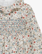 Trotters Bella Smocked Dress, Blue (BLUE), large