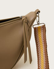 Scoop Cross-Body Bag, Green (KHAKI), large