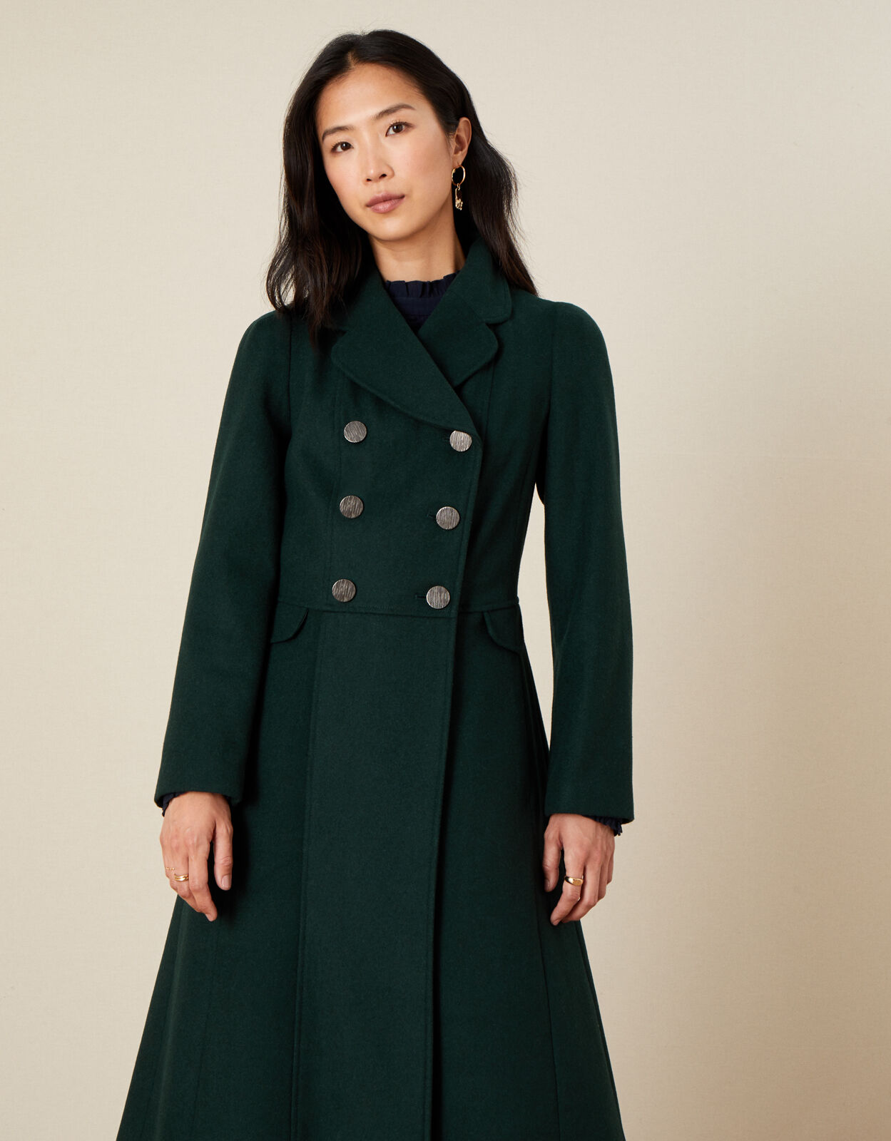 dark green coat uk