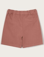 Drawstring Pull-On Shorts, Red (RED), large