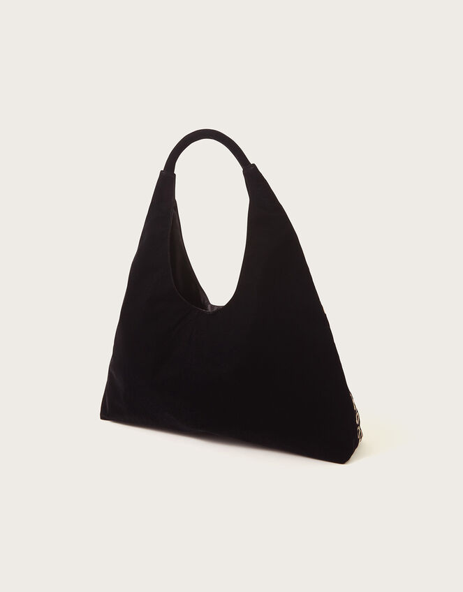 Velvet Embroidered Bag, , large