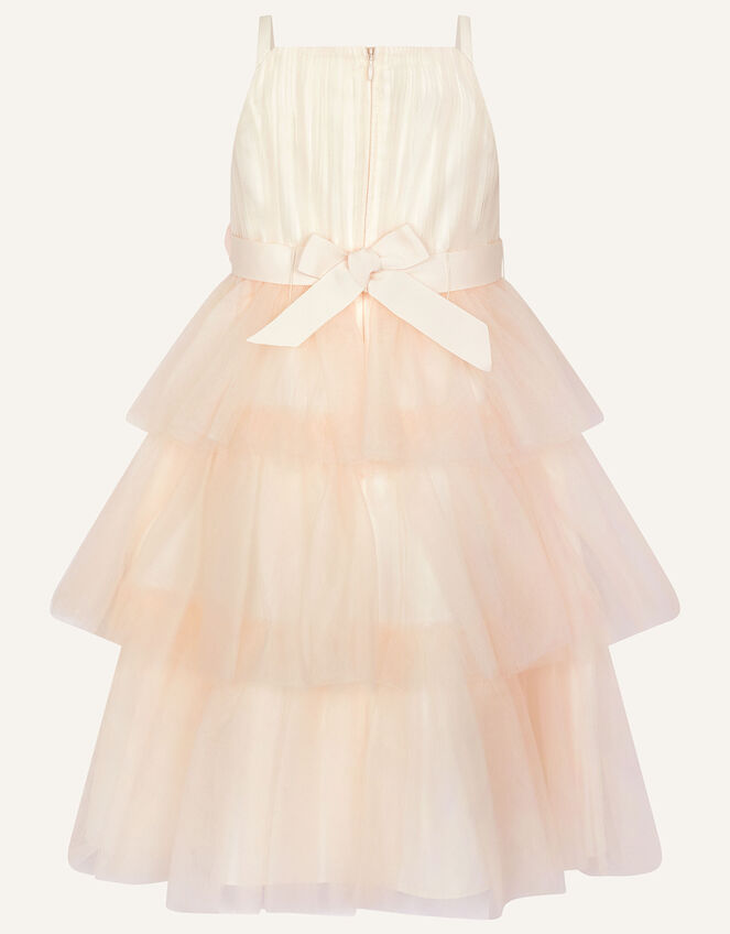 Butterfly Tiered Net Dress, Pink (PINK), large