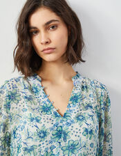 East Amelia Floral Maxi Dress, Green (MINT), large