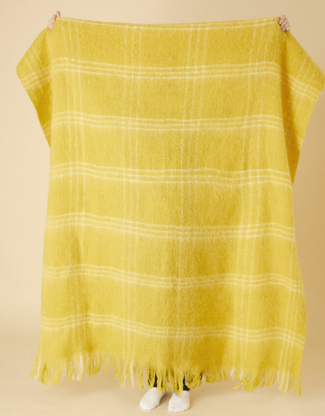 Check Blanket Throw in Recycled Polyester, , large