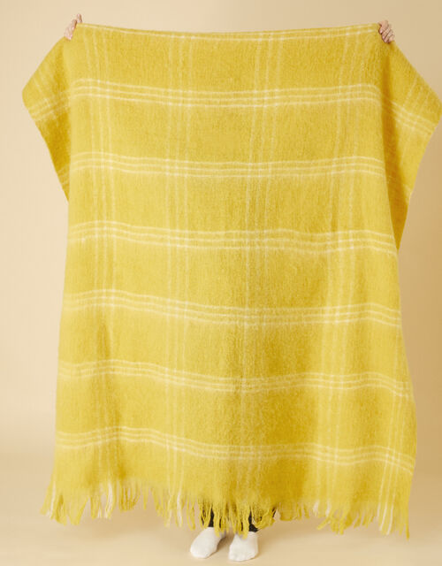Check Blanket Throw in Recycled Polyester, , large