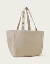 Palm Canvas Tote Bag, , large