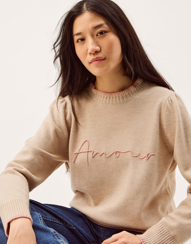 Ami Amour Jumper Natural