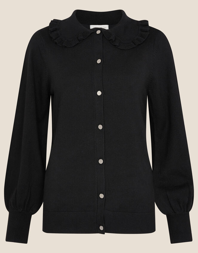 Collared Button Cardigan Black | Cardigans | Monsoon UK.