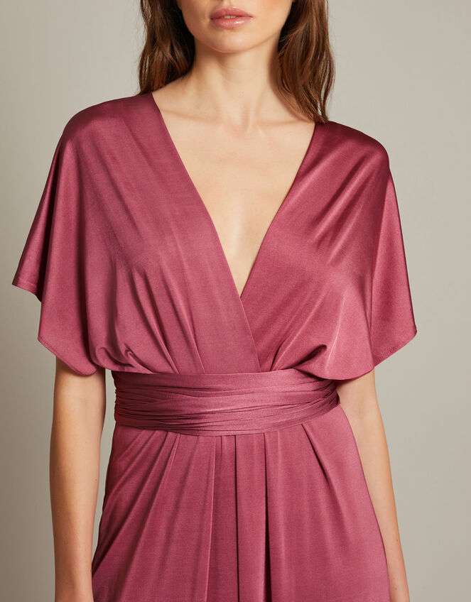 Thea Multiway Bridesmaid Dress, DARK PINK, large