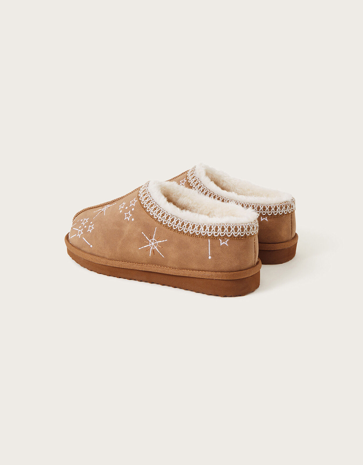 Embroidered mule 2025 slippers
