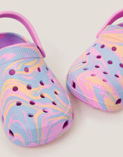Rainbow Marble Clogs, Multi (MULTI), large