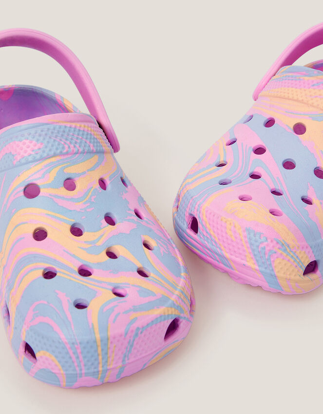 Rainbow Marble Clogs, Multi (MULTI), large