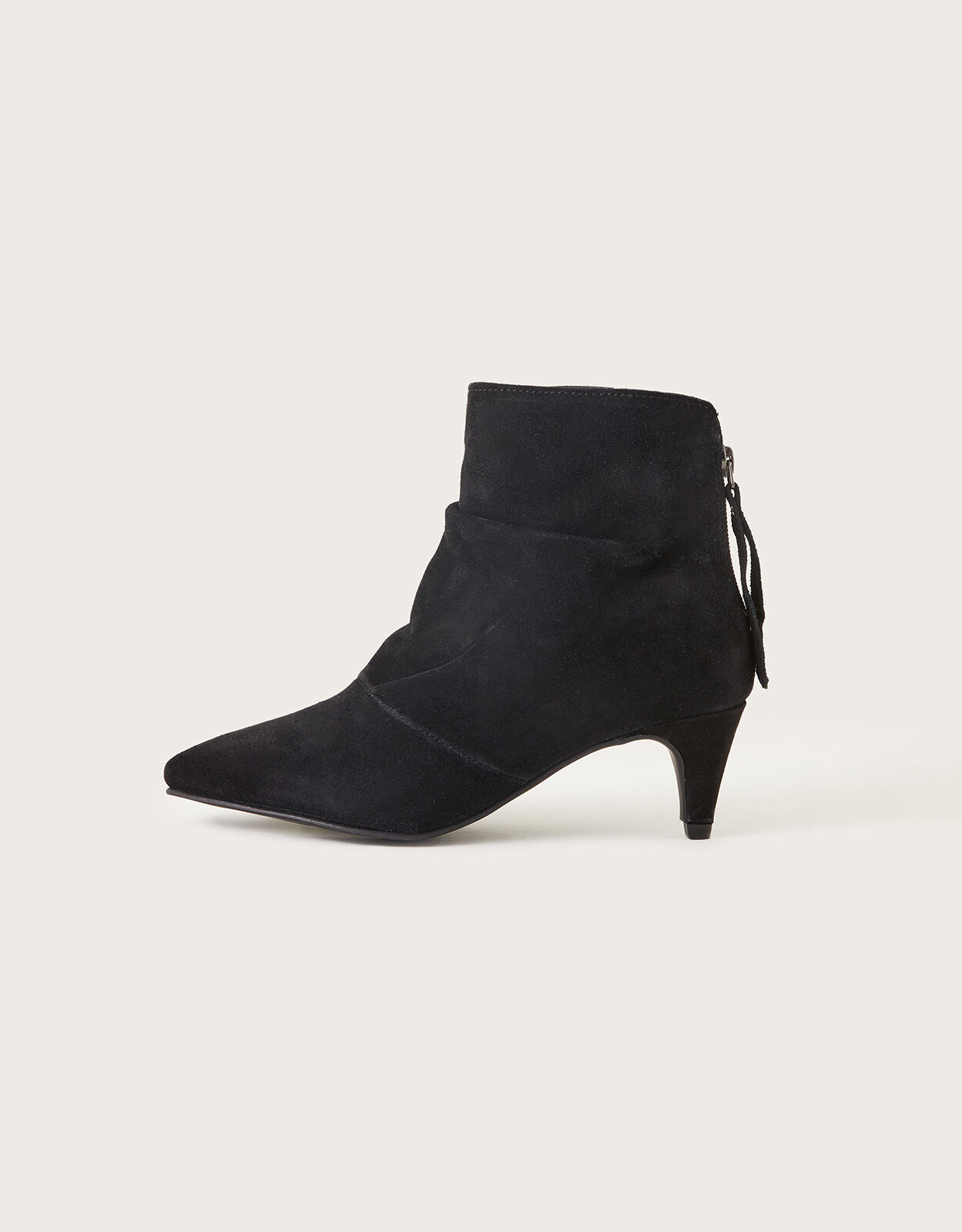 Black kitten sale heel boots uk