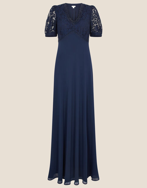 Laura Lace Maxi Dress, Blue (NAVY), large