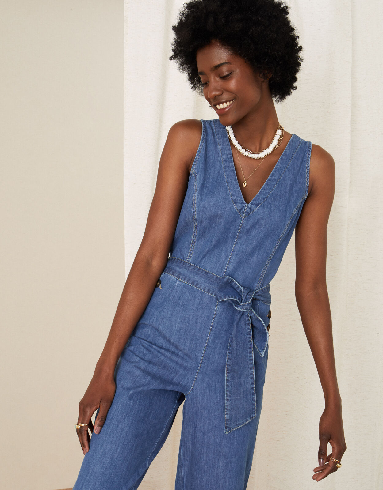 Monsoon sale denim jumpsuit