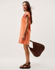 Juliet Embroidered Mini Kaftan, Orange (ORANGE), large