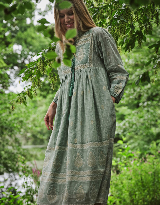 Dilli Grey Priya Dress, Green (GREEN), large