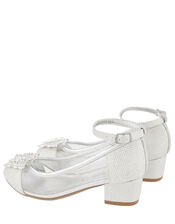 Larissa Butterfly Princess Shoe, Silver (SILVER), large