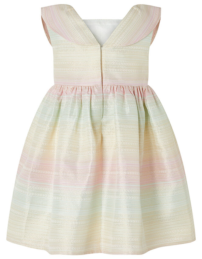 Baby Sherbet Rainbow Sparkle Dress, Multi (MULTI), large