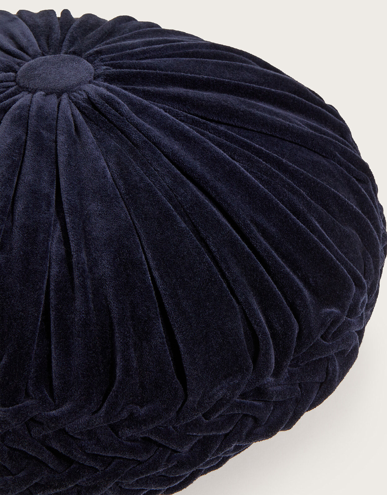 Round Smocked Cushion Cushions Monsoon UK