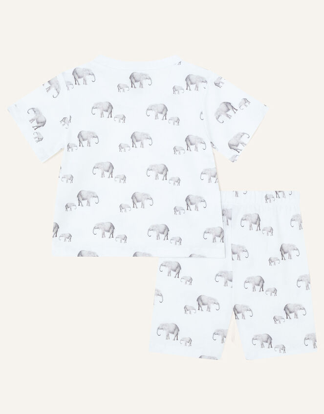 Newborn Harry Elephant Top and Shorts Set, Blue (BLUE), large