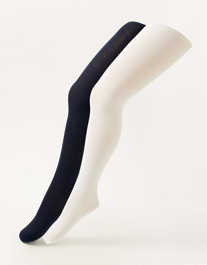 Plain Nylon Tights Set, Multi (MULTI), large
