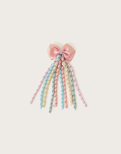Spiral Ribbon Bow Clip, , large