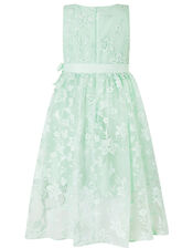 Sylvie Mint Lace High-Low Dress, Green (MINT), large