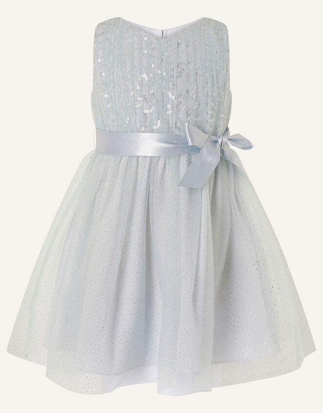 Baby Sequin Sparkle Dress, Grey (GREY), large