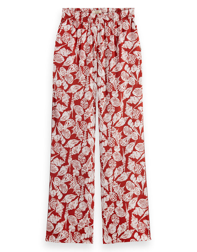 Scotch and Soda 32" Wide Leg Trousers, Red (RED), large