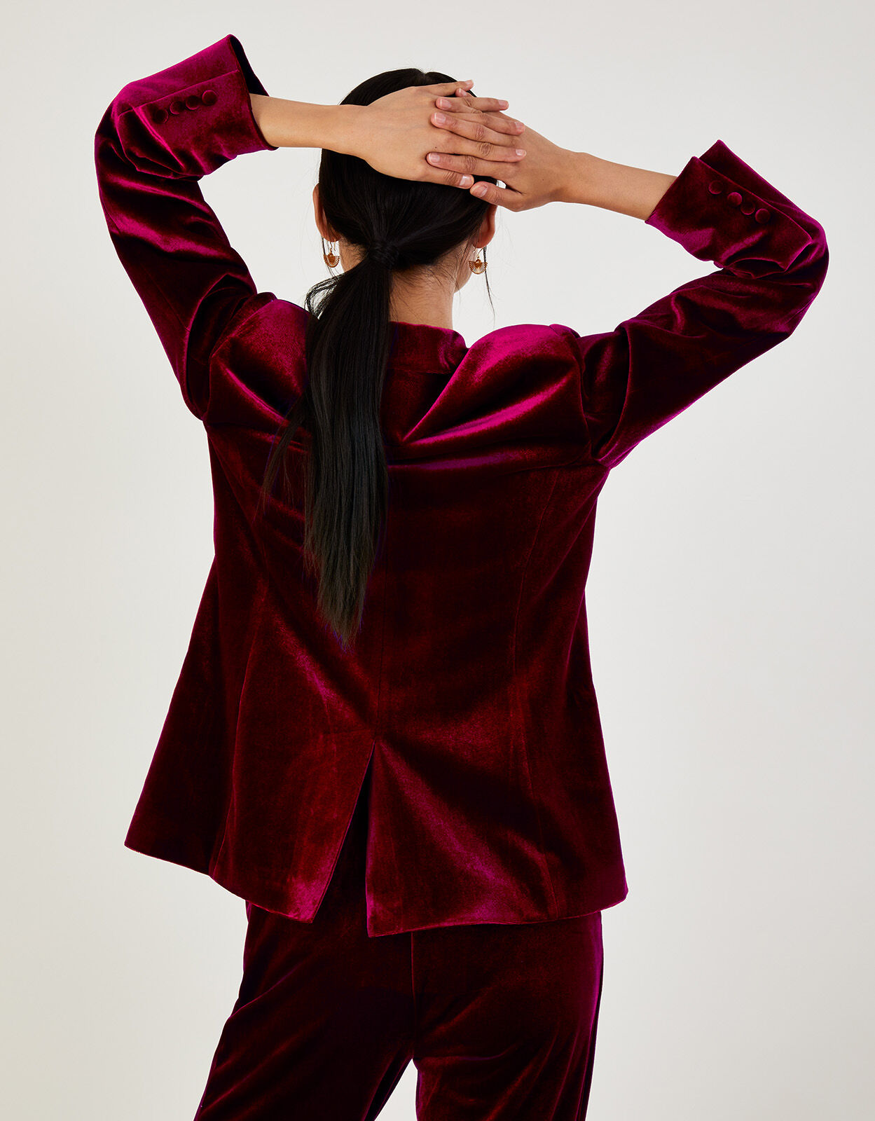Penelope Double Breasted Jacket Red