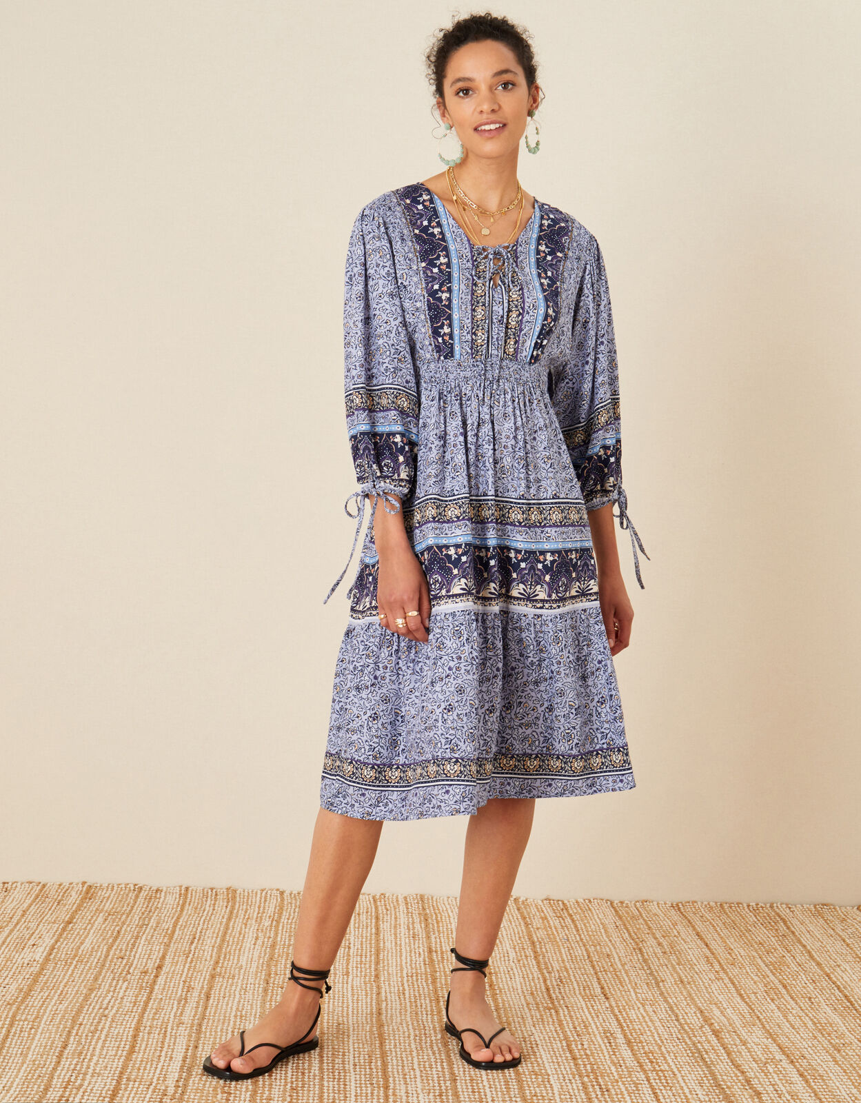Monsoon carmel sale dress