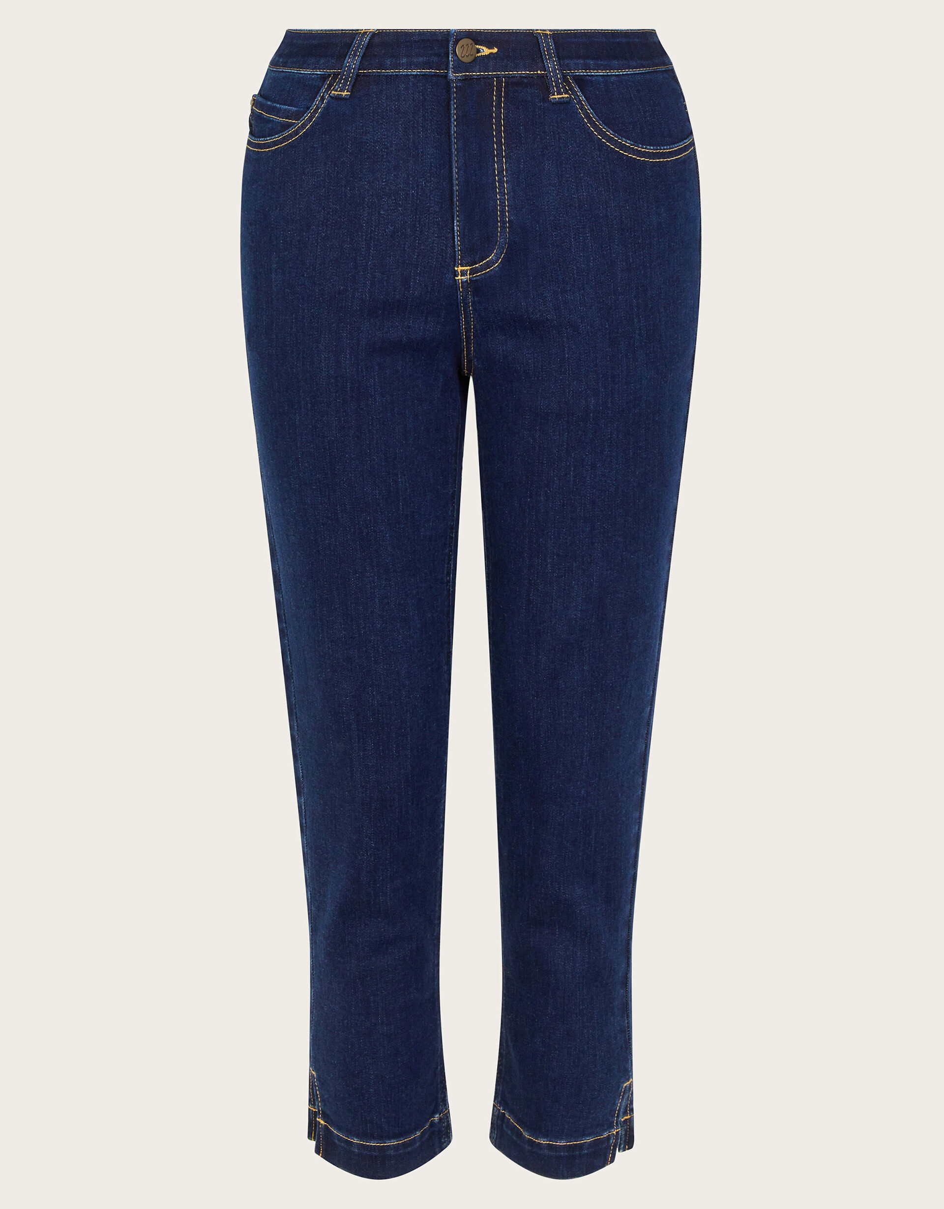 Idabella Crop Jeans Blue Trousers Leggings Monsoon UK