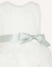 Baby Cancan Lace Ruffle Dress, Ivory (IVORY), large