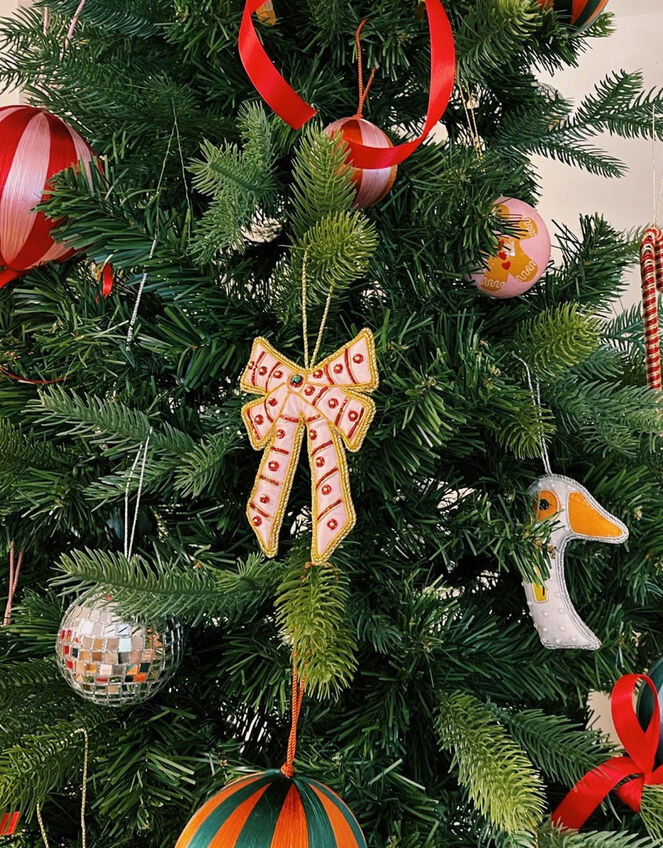 Anna and Nina Bow Hanging Decoration, , large
