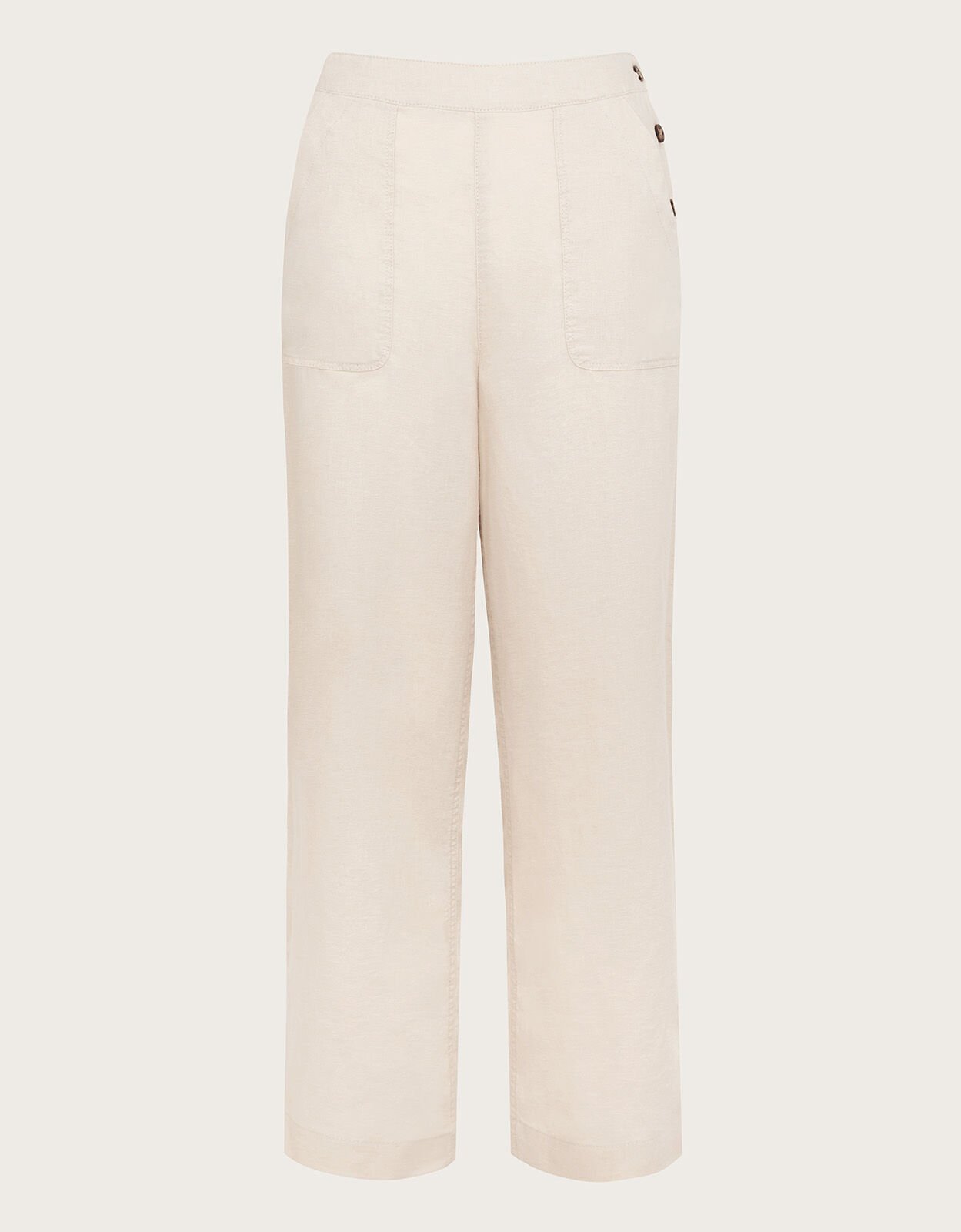 Monsoon white linen trousers new arrivals