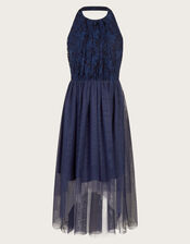 Hayley Lace Prom Dress, Blue (NAVY), large