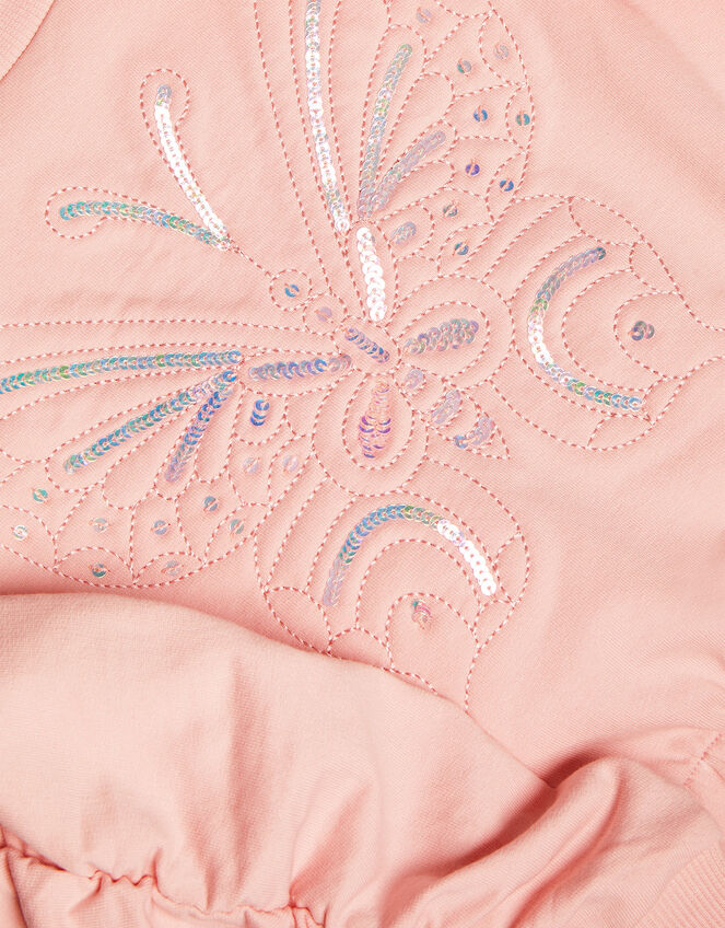 Butterfly Crop Sweater, Pink (PINK), large