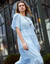 Crās Clarette Bow Midi Dress, Blue (LIGHT BLUE), large