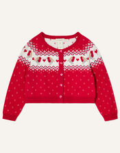 Baby Robin Cardigan , Red (RED), large