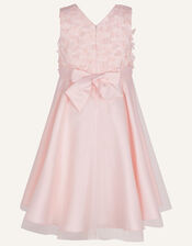 Bella 3D Butterfly High Low Dress, Pink (PINK), large